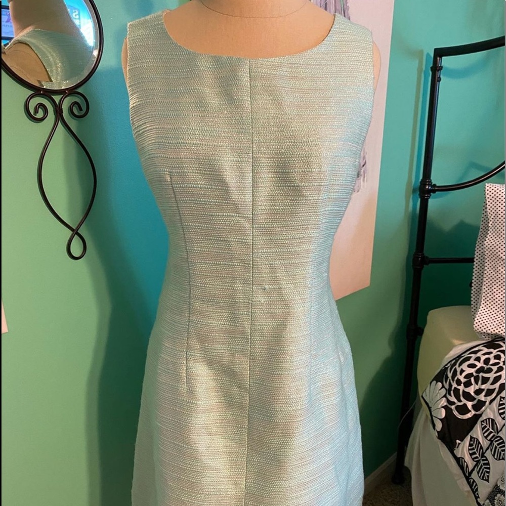 sparkly mint green dress